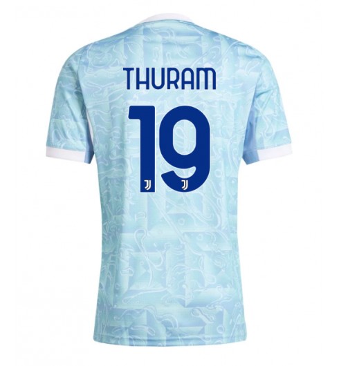 Juventus Khephren Thuram #19 Venkovní Dres 2025-26 Krátký Rukáv Juventus Khephren Thuram #19 Venkovní Dres 2025-26 Krátký Rukáv